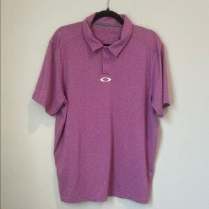 Oakley Men's Polo Shirt in Vibrant Purple